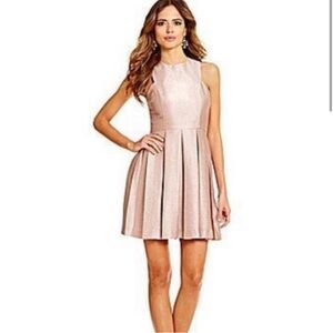 Elegant Sleeveless Pink Dress